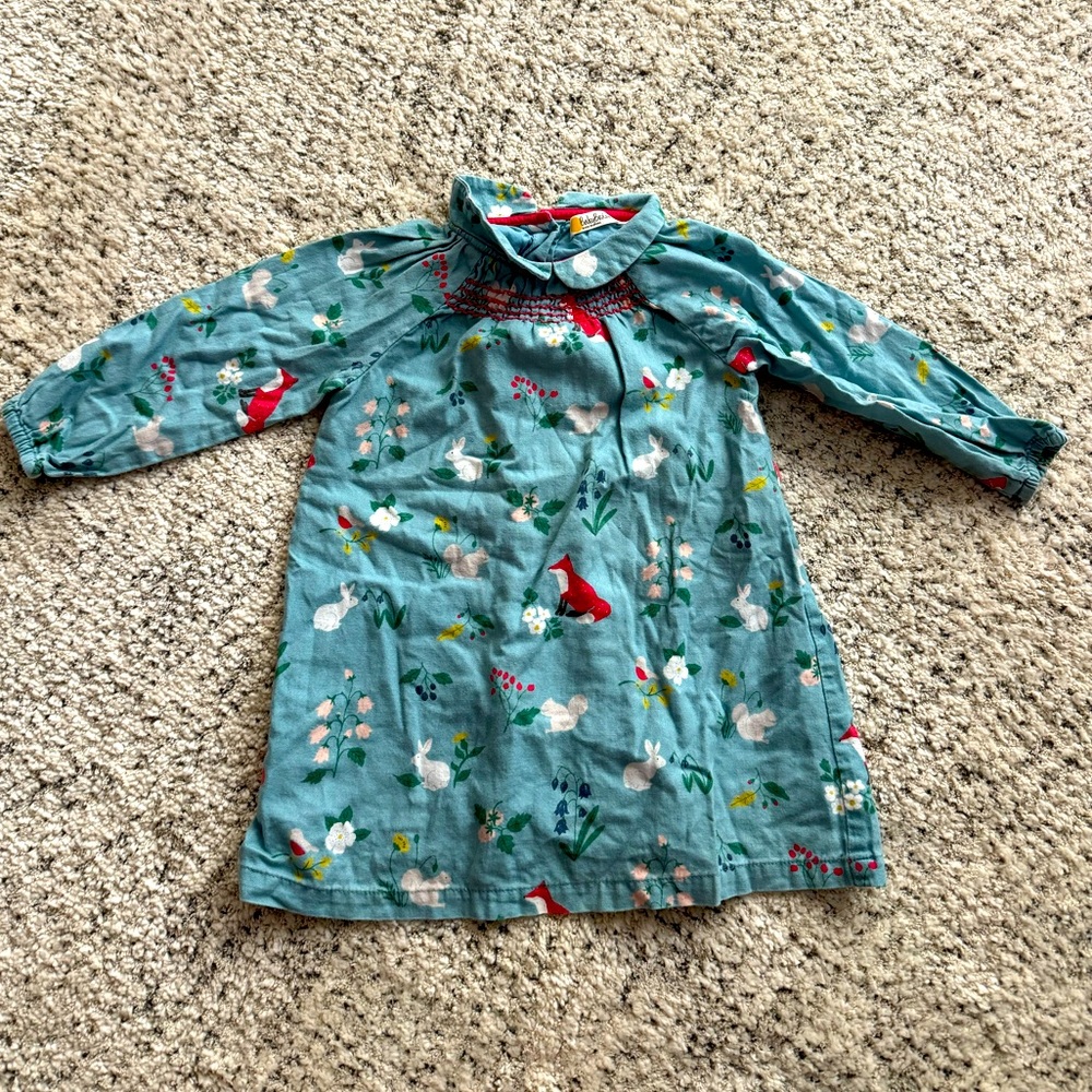 Baby Boden long sleeve dress 12-18 month